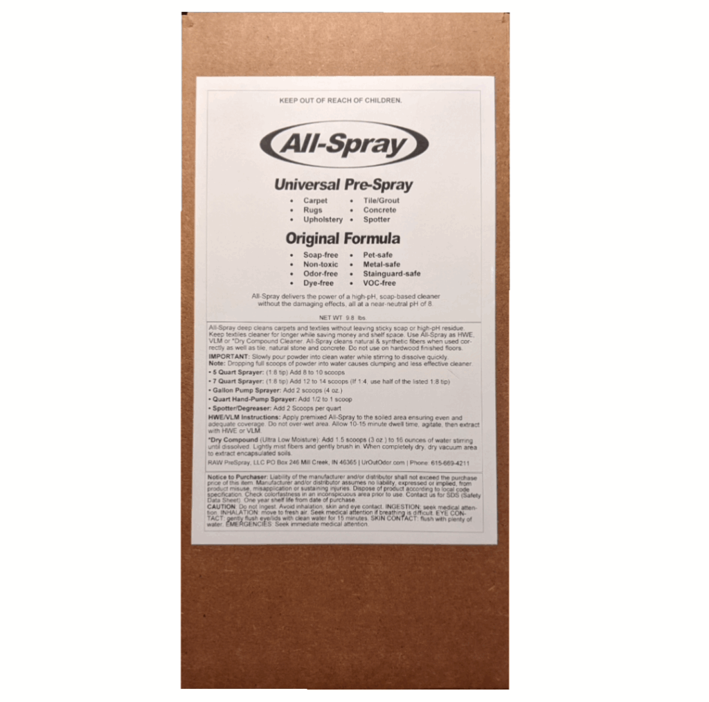 10 pound box of all-spray pre-spray
